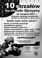 2021-08-15 Zawody otwarte: "10 strzałów ku chwale Ojczyzny" w Kadzidle