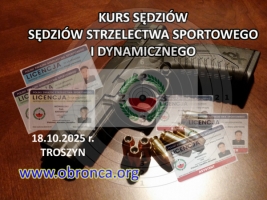 2025-10-18 KURS SĘDZIÓW STRZELECTWA SPORTOWEGO I DYNAMICZNEGO