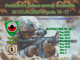 2025-09-20 DWUDNIOWE JESIENNE ZAWODY STRZELECKIE